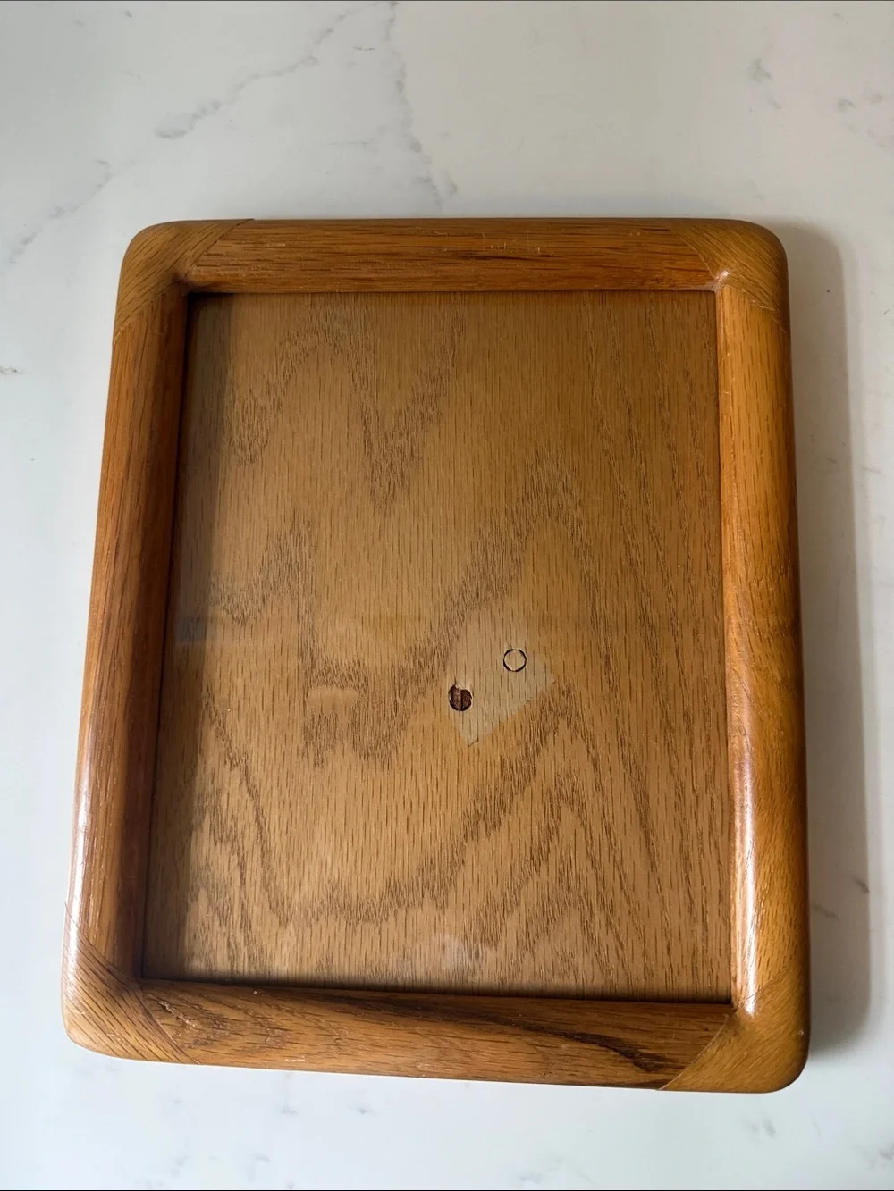 Vintage Wooden Picture Frame with Glass